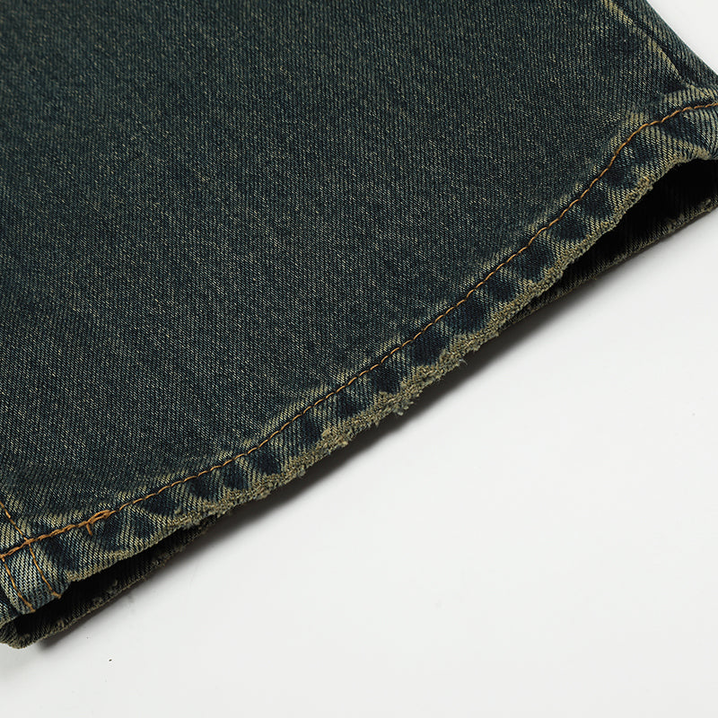 Auburn Straight-Leg Distressed Jeans PinkLimes Trending Streetwear