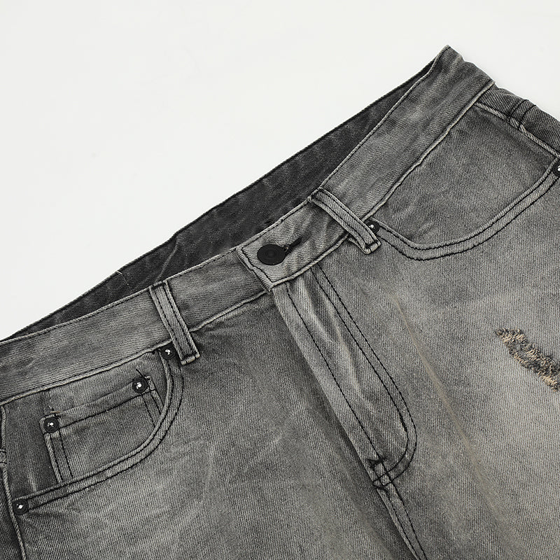 Distressed Ripped Jeans PinkLimes Trending Streetwear