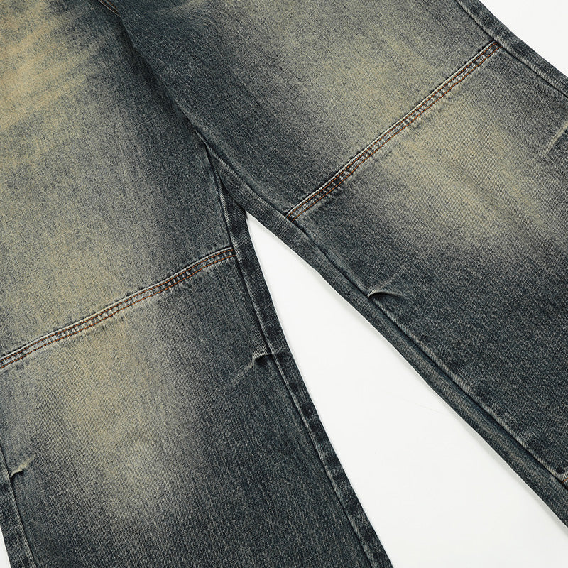 Baggy Distressed Denim Jeans PinkLimes Trending Streetwear