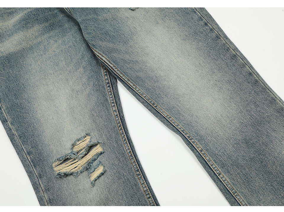 Distressed Ripped Streetwear Jeans PinkLimes Trending Streetwear