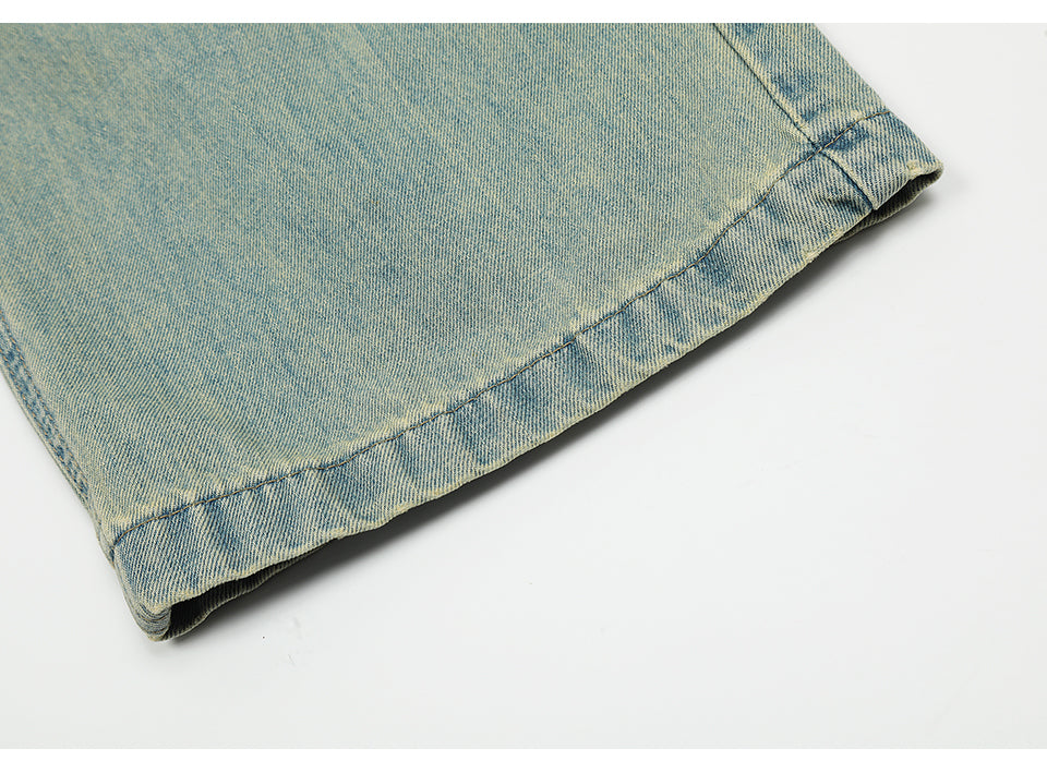 Basic Flared Streetwear Jeans PinkLimes Trending Streetwear