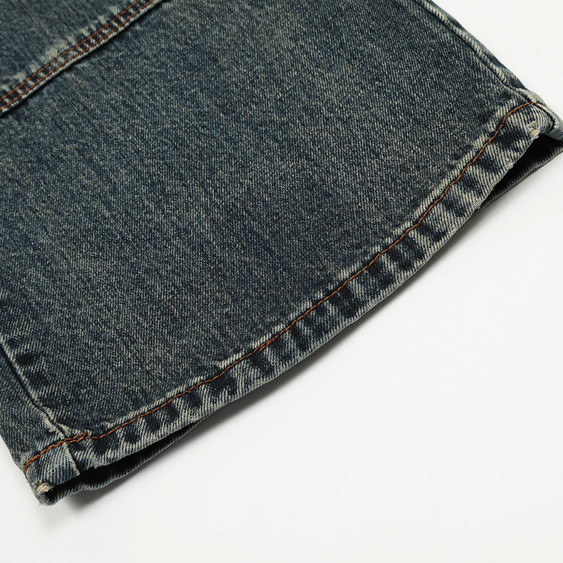 Baggy Distressed Denim Jeans PinkLimes Trending Streetwear