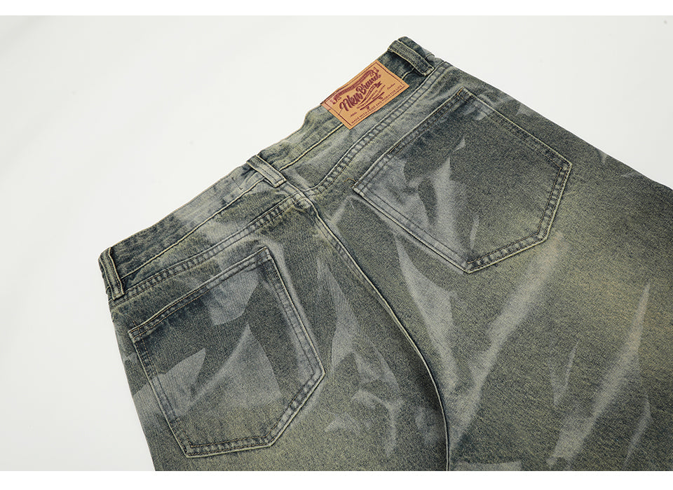 Baggy Distressed Harajuku Jeans PinkLimes Trending Streetwear