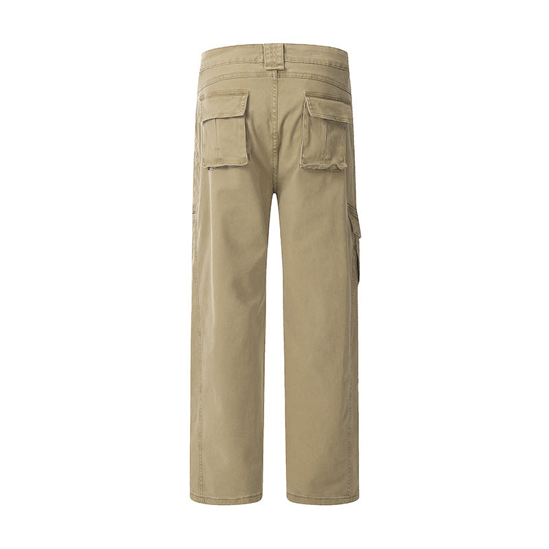Basic Denim Cargo Pants PinkLimes Trending Streetwear