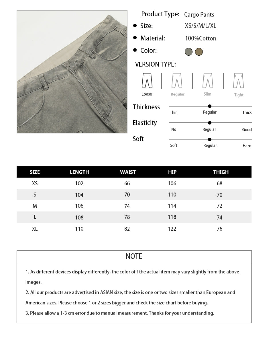 Multi-Pocket High Waist Cargo Pants PinkLimes Trending Streetwear
