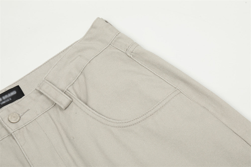 Rice Ash Straight Wide-Leg Jeans PinkLimes Trending Streetwear