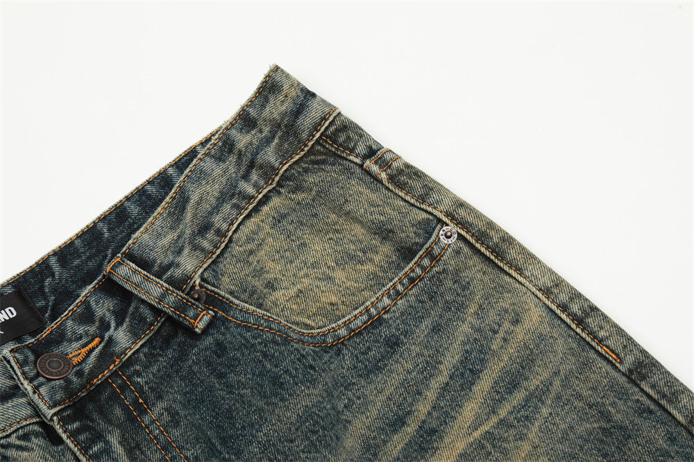 Vintage Ripped Micro-Flare Wide-Leg Jeans PinkLimes Trending Streetwear