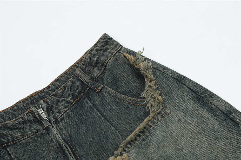 Star Stitch Baggy Jeans PinkLimes Trending Streetwear