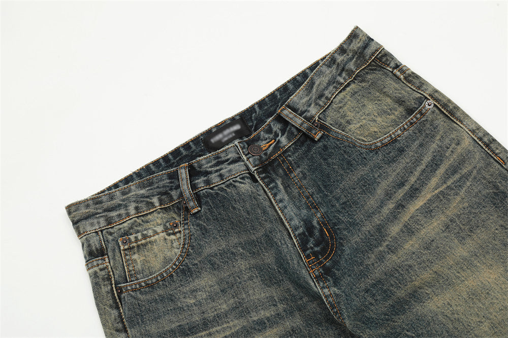 Vintage Ripped Micro-Flare Wide-Leg Jeans PinkLimes Trending Streetwear