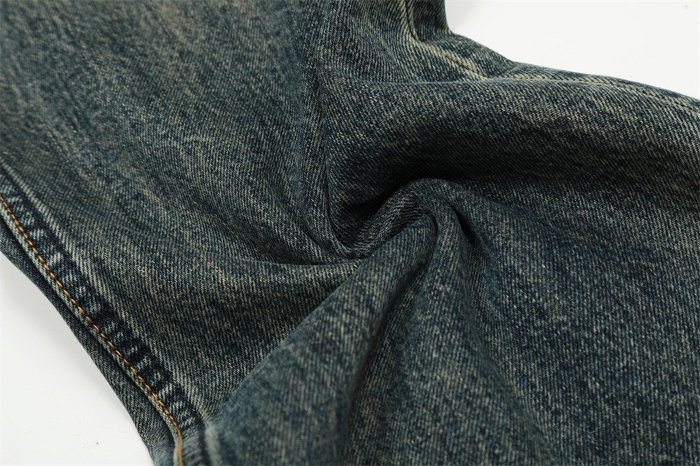 Vintage Ripped Micro-Flare Wide-Leg Jeans PinkLimes Trending Streetwear
