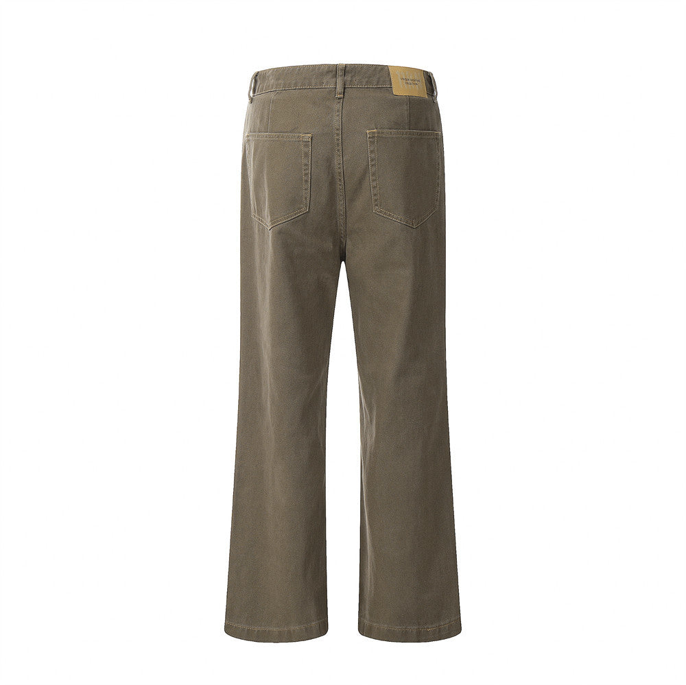 Retro Micro-Flared Wide-Leg Jeans PinkLimes Trending Streetwear