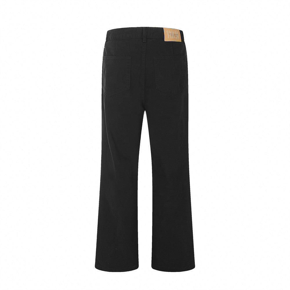 Retro Micro-Flared Wide-Leg Jeans PinkLimes Trending Streetwear