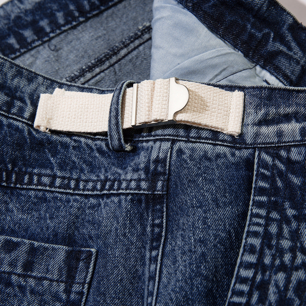 Washed Baggy Denim Jeans PinkLimes Trending Streetwear