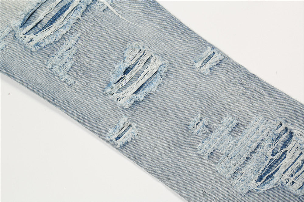 Ripped Wide-Leg Jeans PinkLimes Trending Streetwear