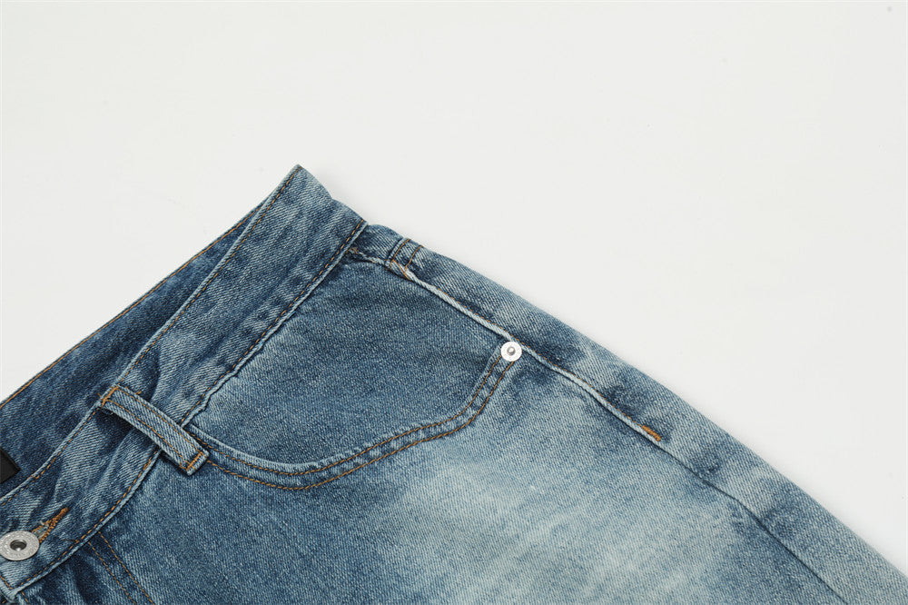 Washed Pleated Wide-Leg Street Jeans PinkLimes Trending Streetwear