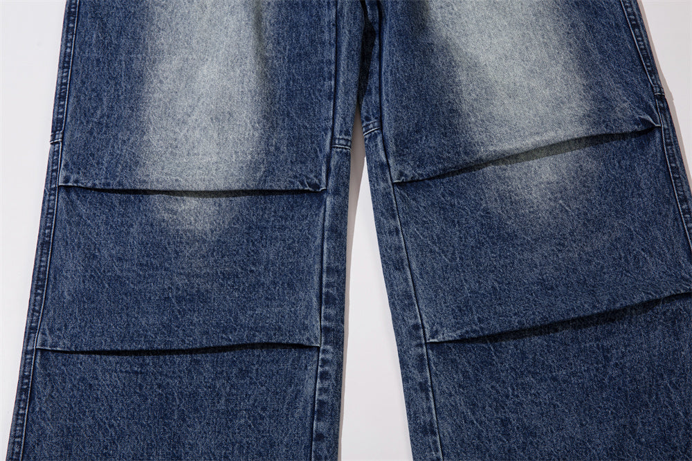 Washed Baggy Denim Jeans PinkLimes Trending Streetwear