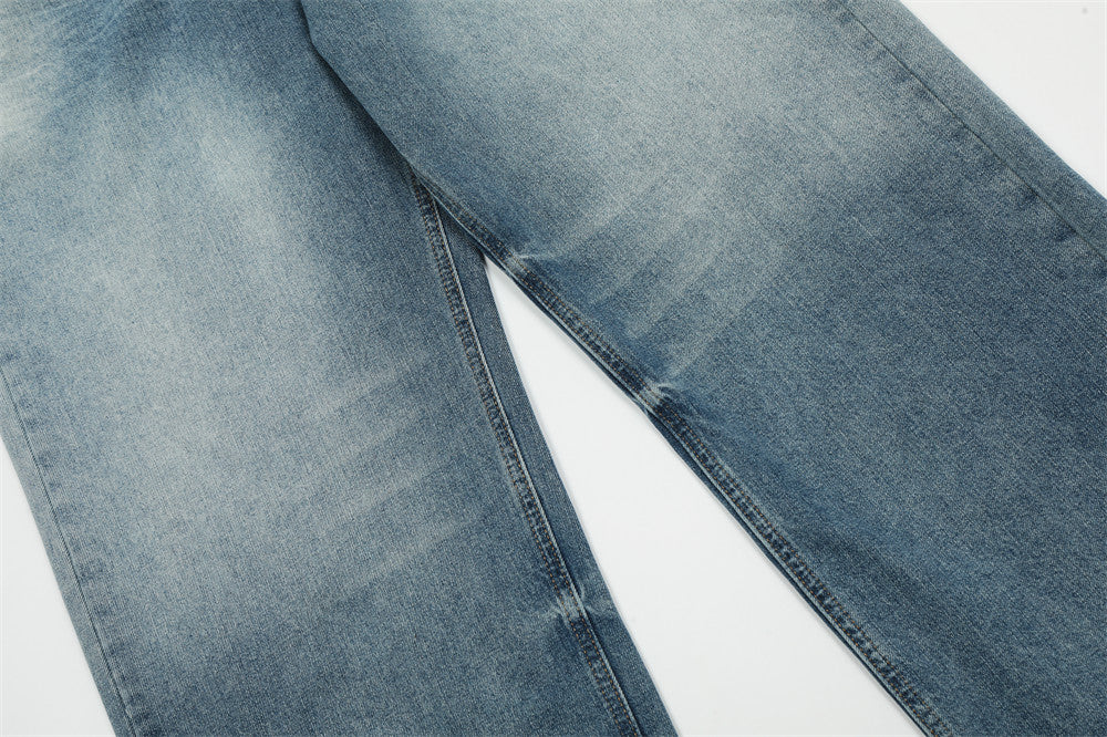 Washed Pleated Wide-Leg Street Jeans PinkLimes Trending Streetwear