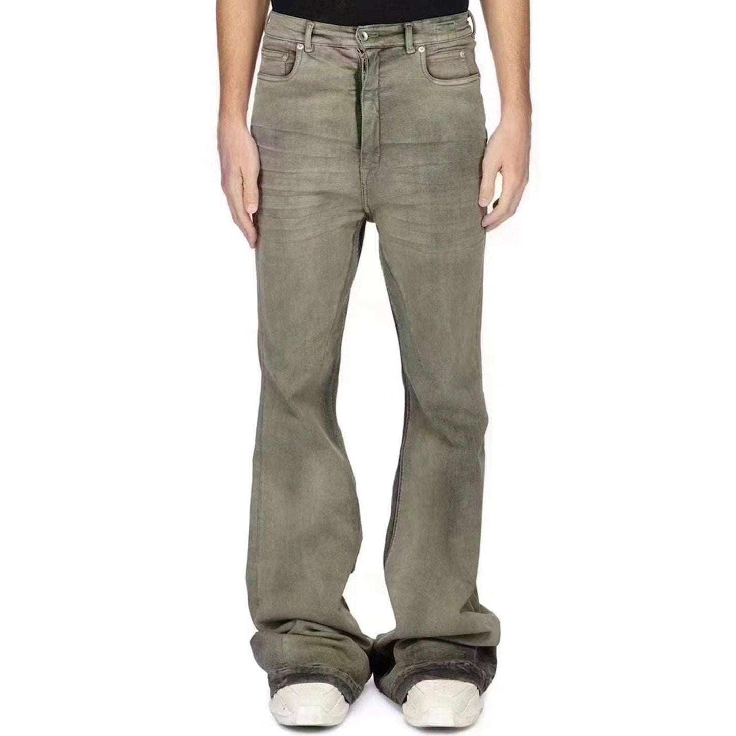 Old Washed Crumpled Jeans PinkLimes Trending Streetwear