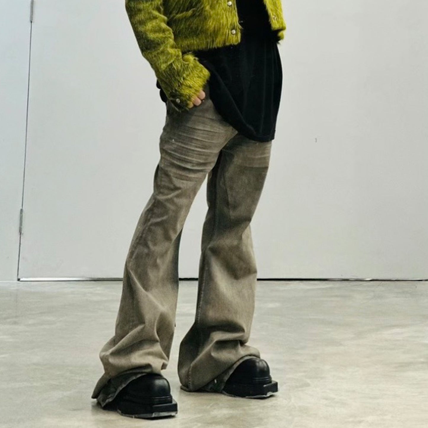 Old Washed Crumpled Jeans PinkLimes Trending Streetwear