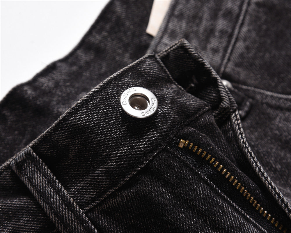 Neutral Washed Faded Loose Denim Pants PinkLimes Trending Streetwear