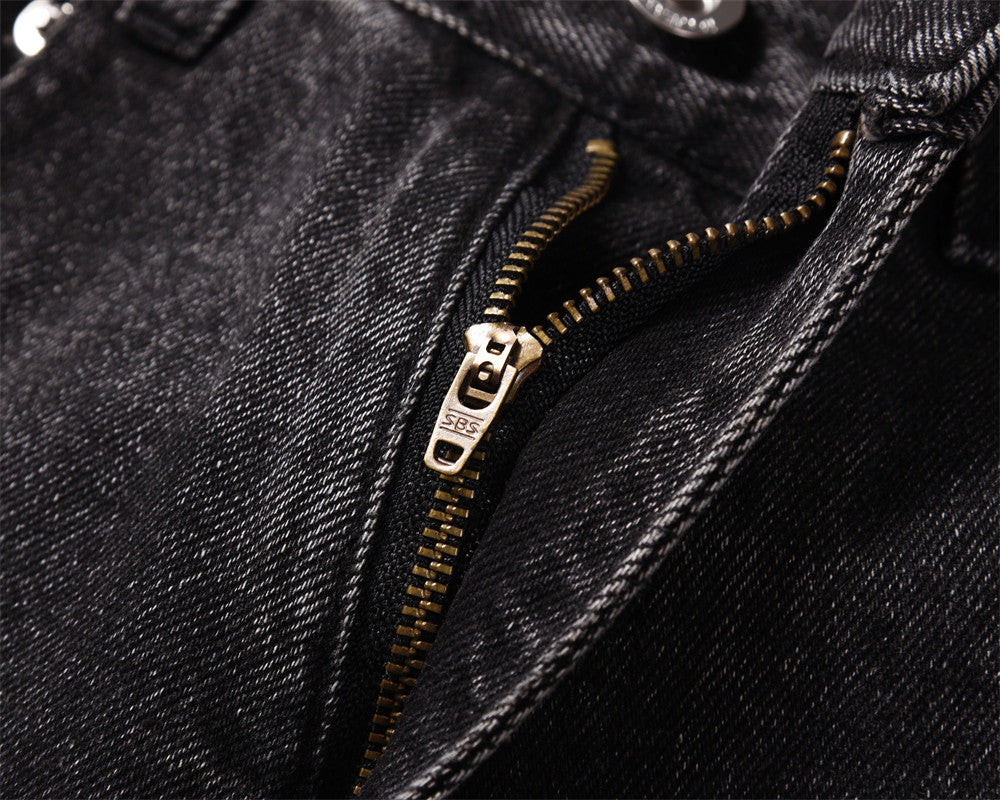 Neutral Washed Faded Loose Denim Pants PinkLimes Trending Streetwear