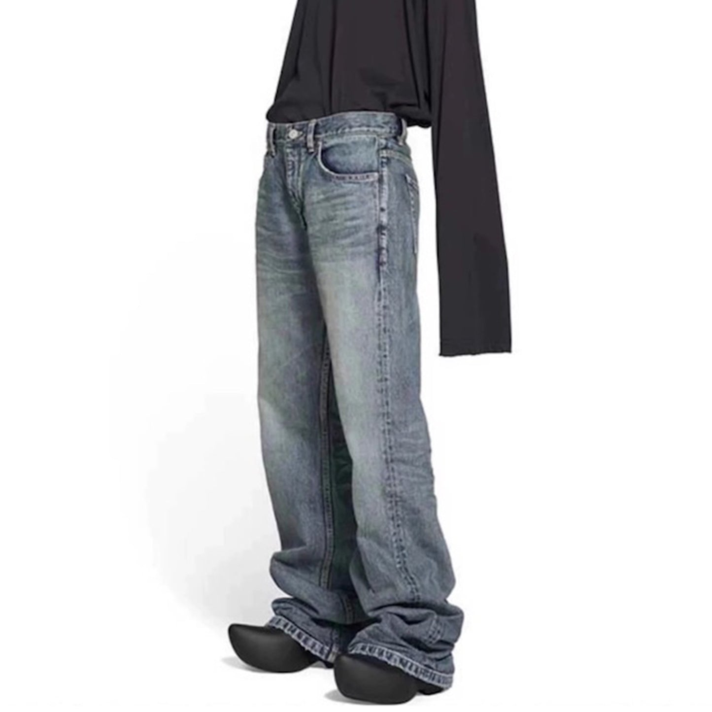Parisian Style Loose Jeans PinkLimes Trending Streetwear