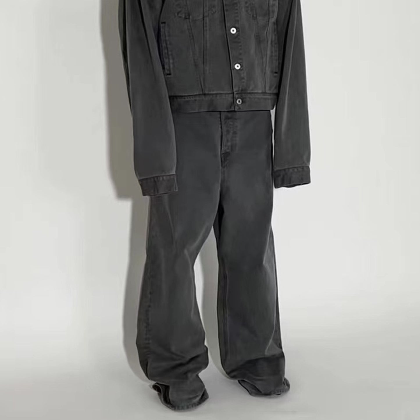 Archive‑Washed Wide Leg Dad Jeans PinkLimes Trending Streetwear