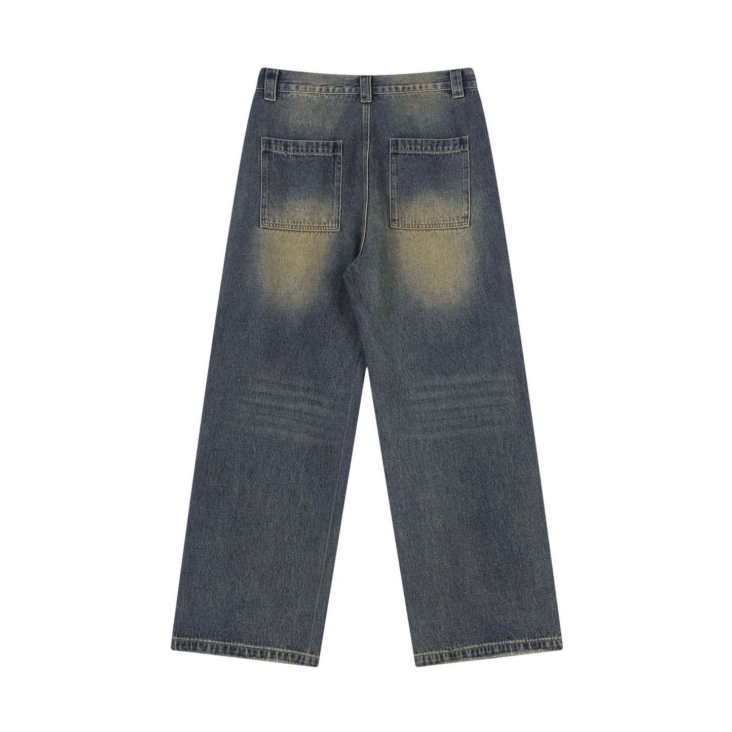 Retro Blue Washed Loose Jeans PinkLimes Trending Streetwear