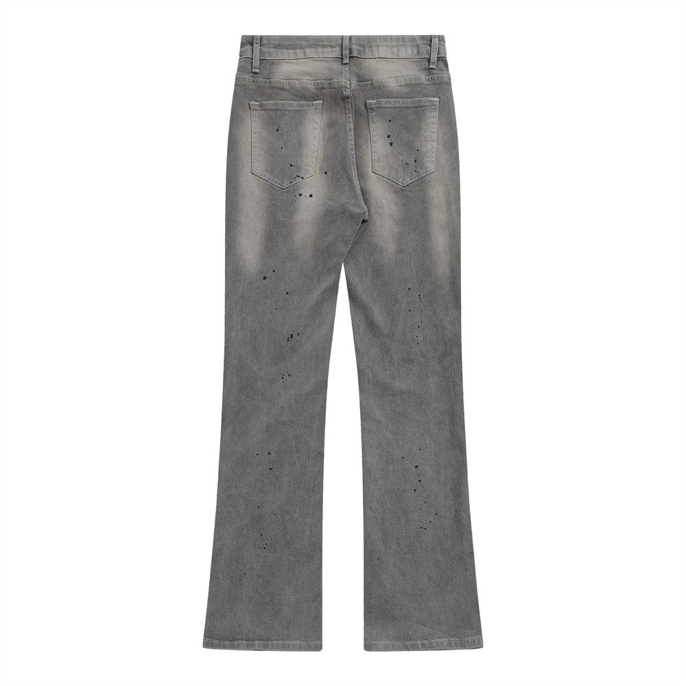 Splash Ink Loose Jeans PinkLimes Trending Streetwear