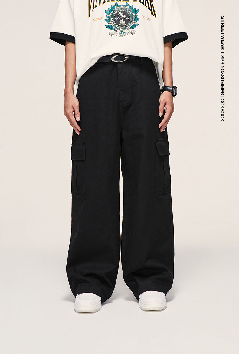 Wide Leg Workwear Cargo Pants PinkLimes Trending Streetwear