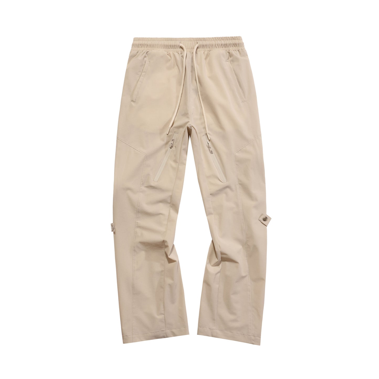 MADEEXTREME Gorpcore Adjustable Cargo Pants Beige PinkLimes Trending Streetwear