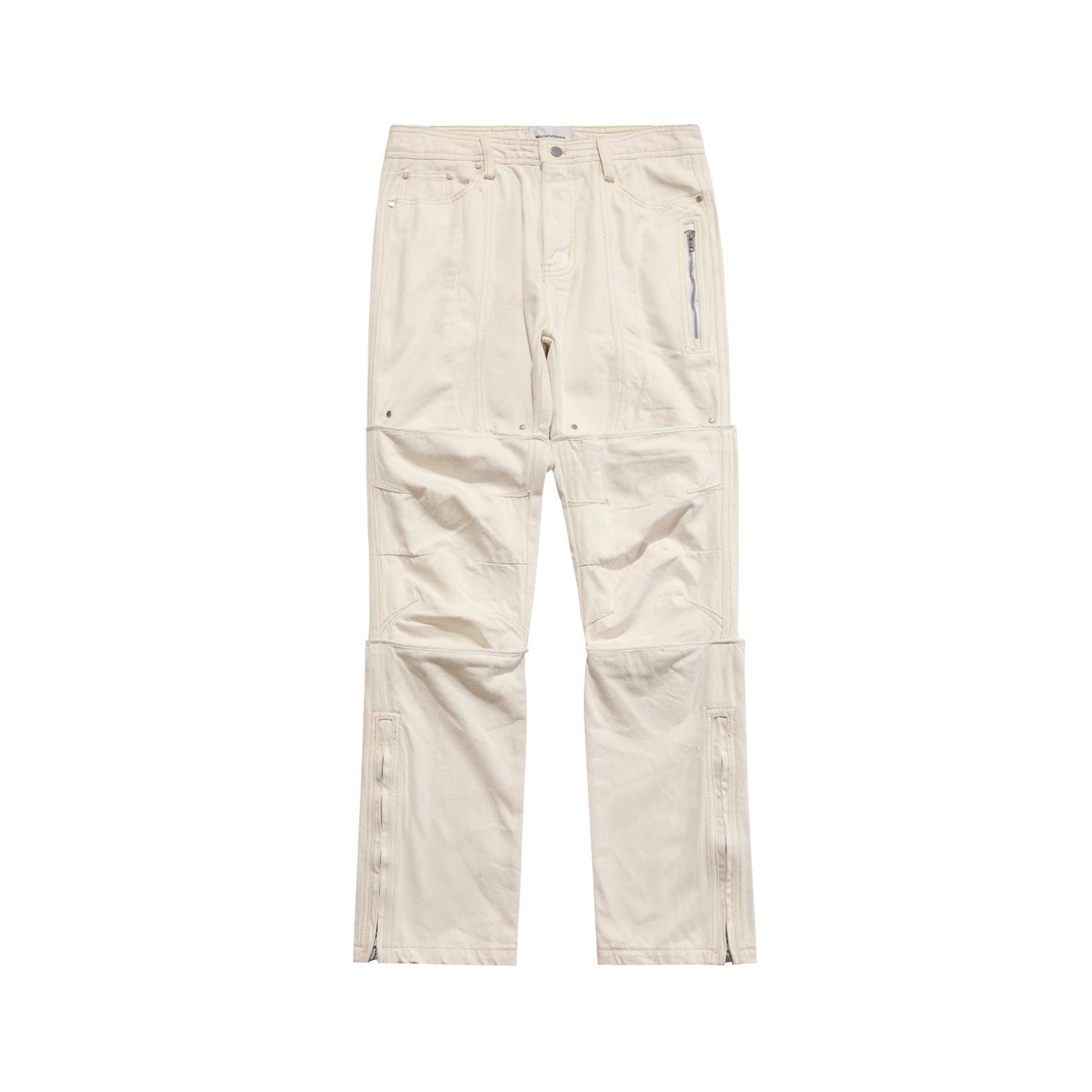 MADE EXTREME Street Cargo Pants Beige PinkLimes Trending Streetwear