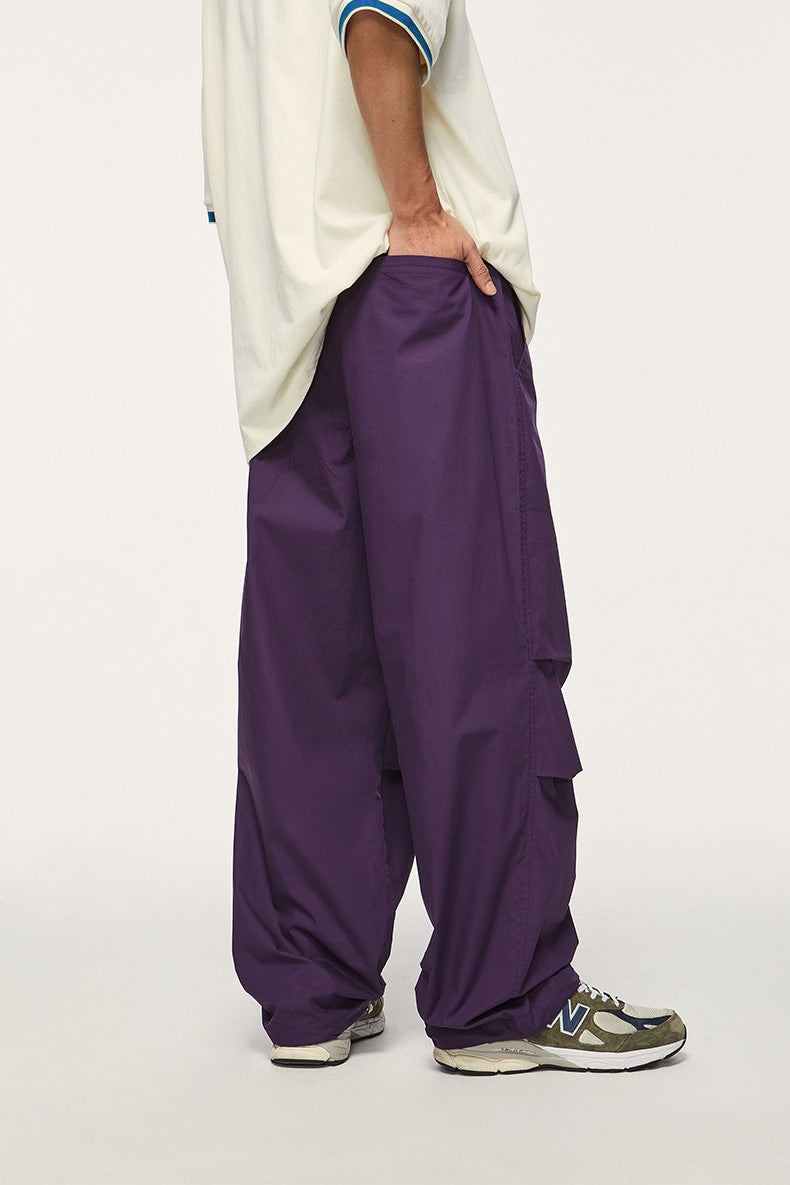 Two-Way Paratrooper Wide Leg Cargo Pants PinkLimes Trending Streetwear