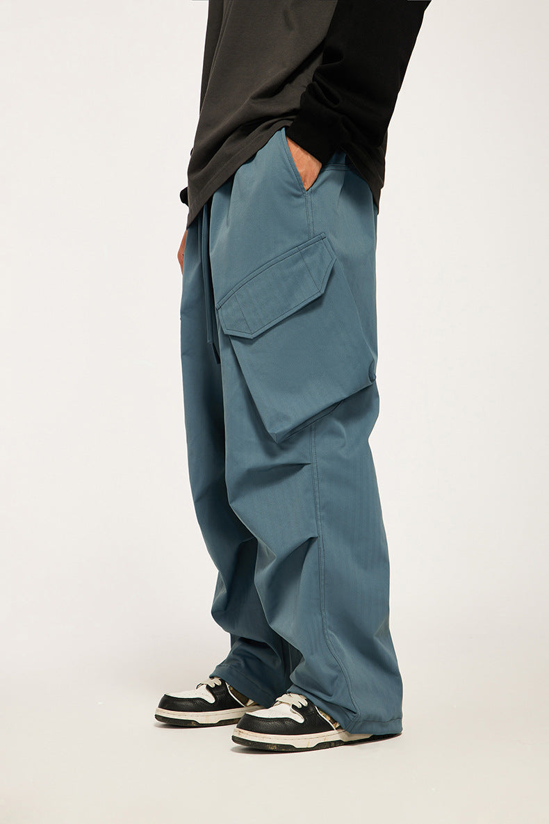Functional Workwear Wide Leg Cargo Pants PinkLimes Trending Streetwear
