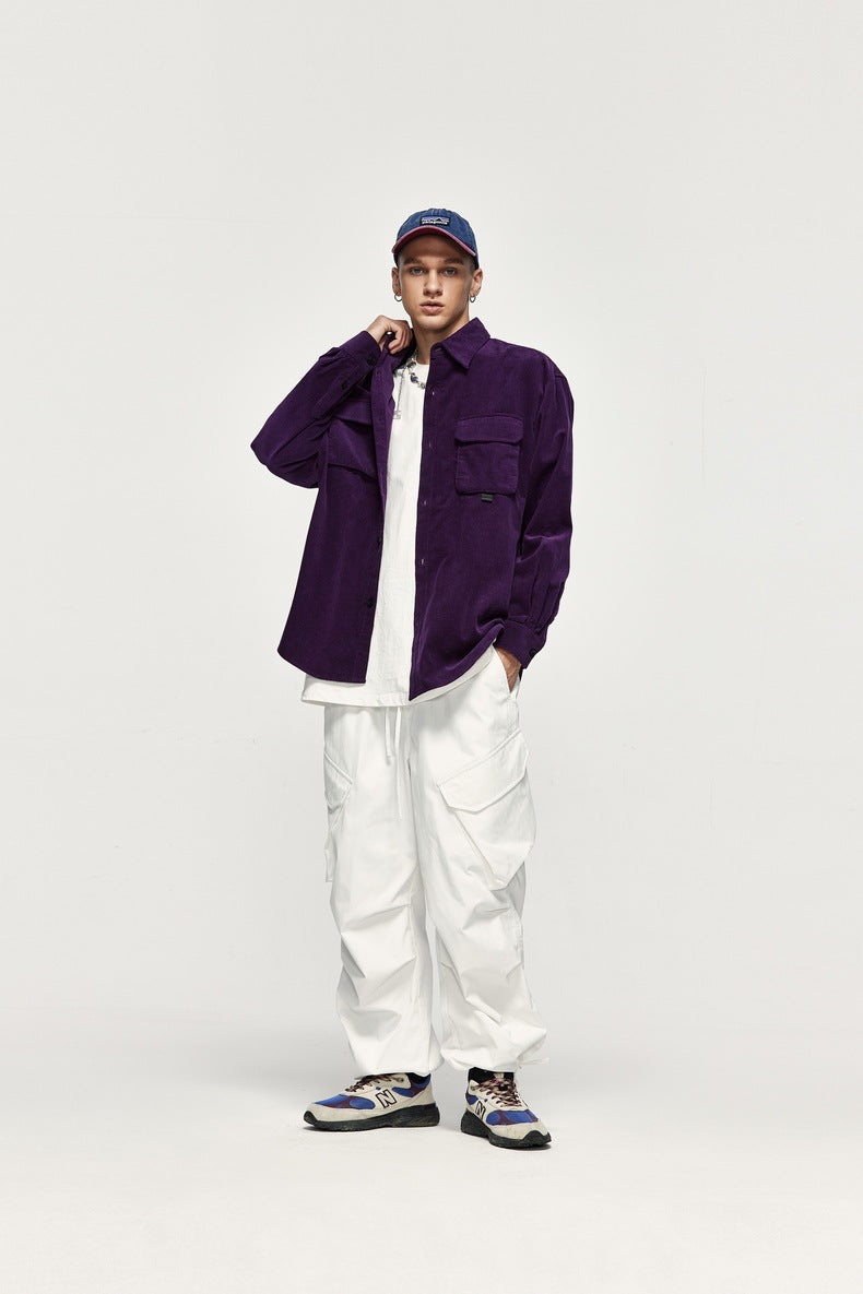 Functional Workwear Wide Leg Cargo Pants PinkLimes Trending Streetwear
