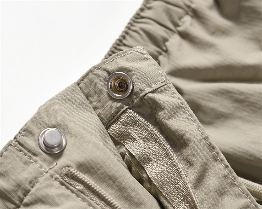 American Pleated Drawstring Cargo Pants PinkLimes Trending Streetwear