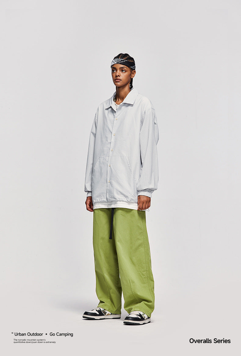 Japanese Loose Tooling Wide Leg Cargo Pants PinkLimes Trending Streetwear