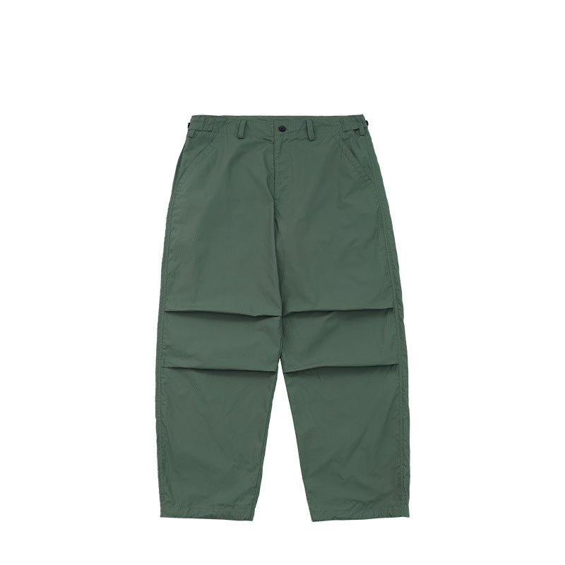 Two-Way Paratrooper Wide Leg Cargo Pants Army Green PinkLimes Trending Streetwear