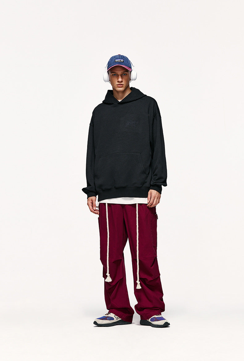 Tethered Wide-Leg Cargo Pants PinkLimes Trending Streetwear