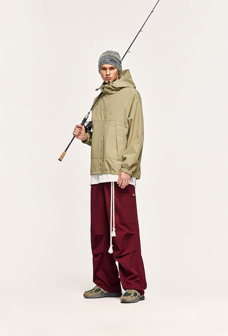 Tethered Wide-Leg Cargo Pants PinkLimes Trending Streetwear