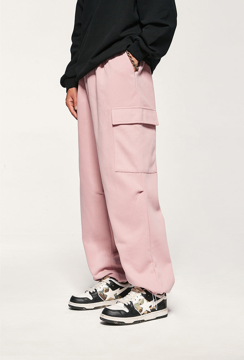 Dopamine Bristle Wide-Leg Cargo Pants PinkLimes Trending Streetwear