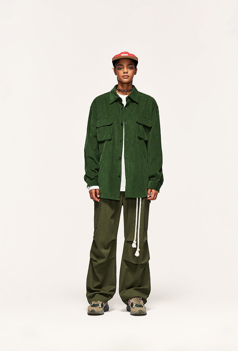 Tethered Wide-Leg Cargo Pants PinkLimes Trending Streetwear