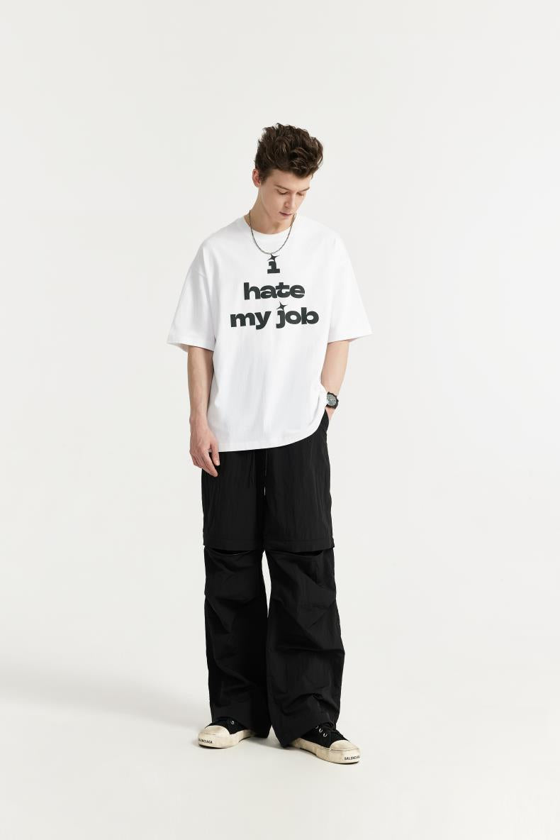 Waterproof Disassembly Wide-Leg Cargo Pants PinkLimes Trending Streetwear