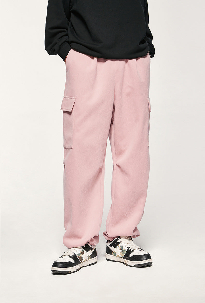 Dopamine Bristle Wide-Leg Cargo Pants PinkLimes Trending Streetwear