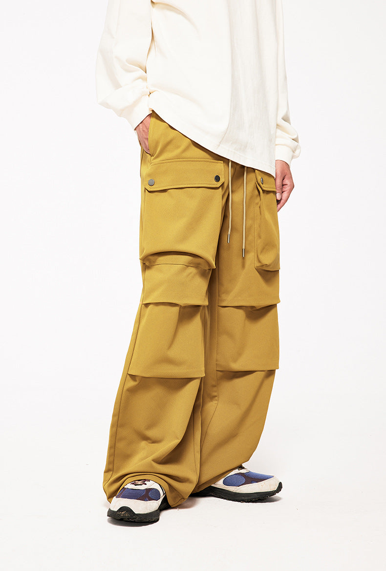 Large Pocket Paratrooper Cargo Pants PinkLimes Trending Streetwear