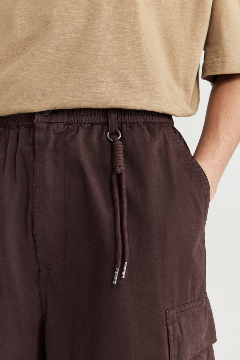 Washed Wide-Leg Cargo Overalls PinkLimes Trending Streetwear