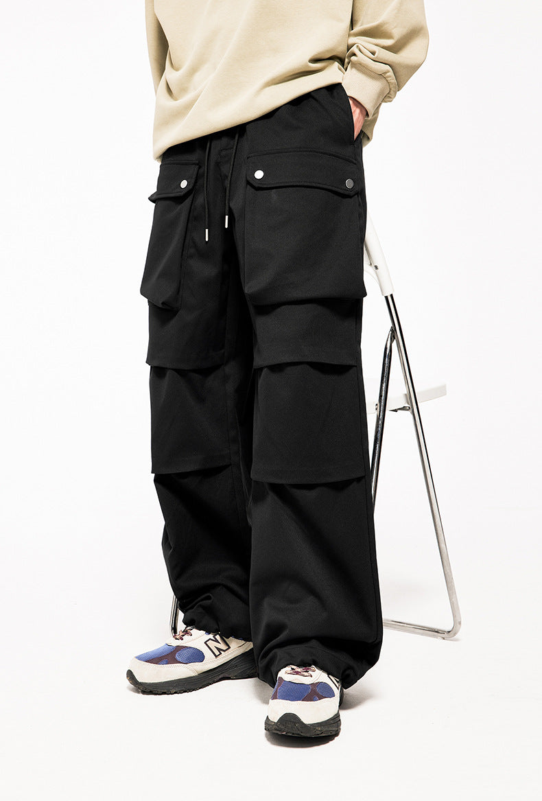 Large Pocket Paratrooper Cargo Pants PinkLimes Trending Streetwear