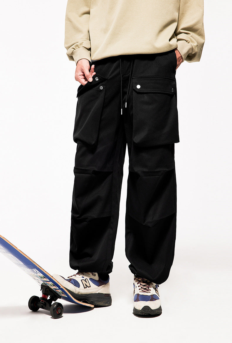 Large Pocket Paratrooper Cargo Pants PinkLimes Trending Streetwear