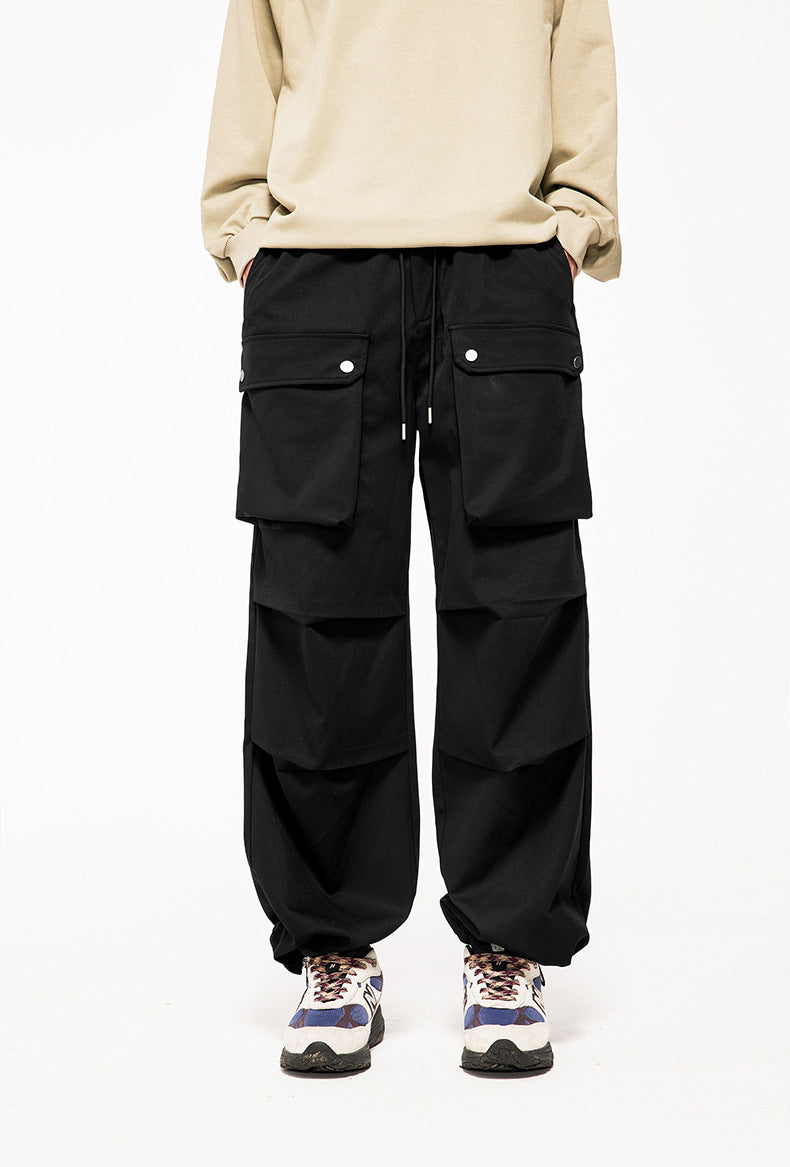 Large Pocket Paratrooper Cargo Pants PinkLimes Trending Streetwear