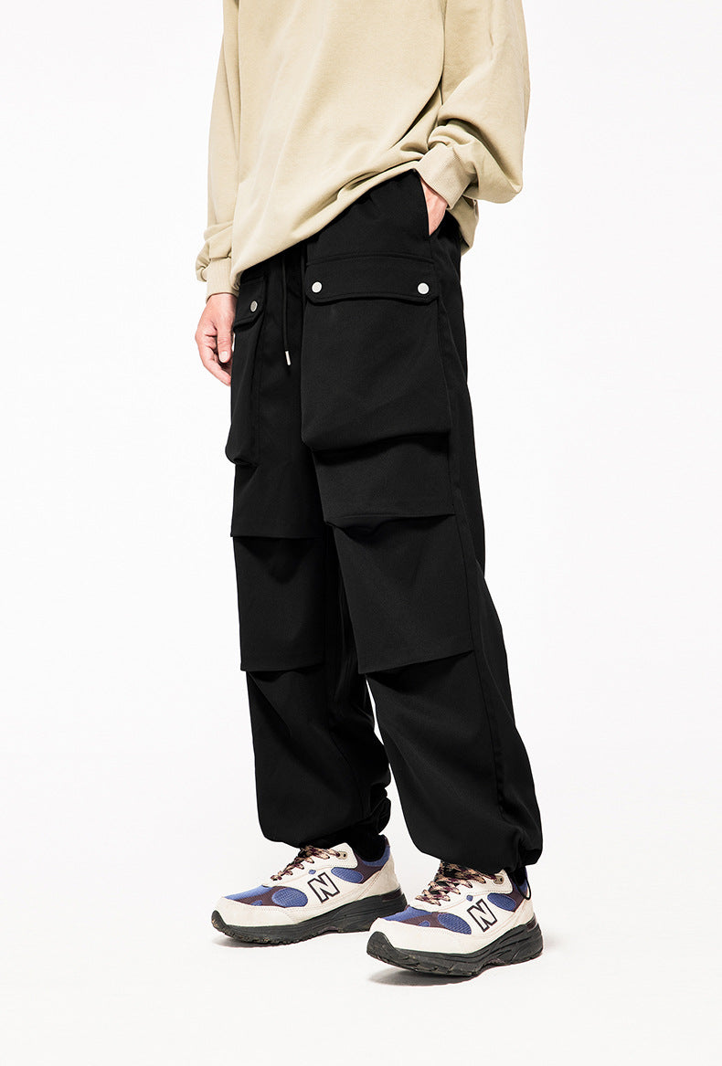 Large Pocket Paratrooper Cargo Pants PinkLimes Trending Streetwear